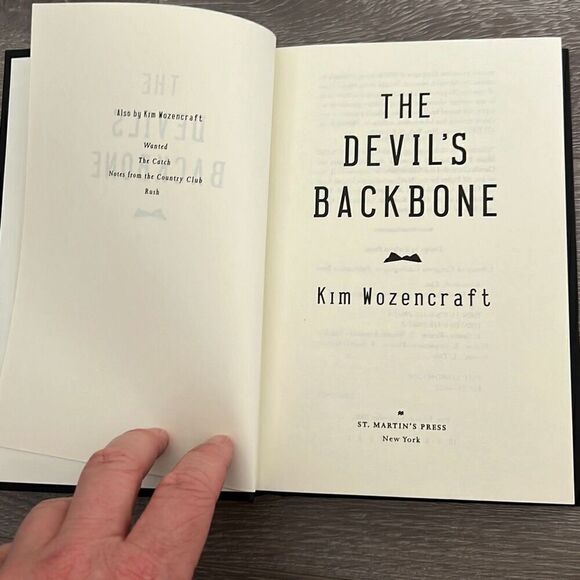 The Devil's Backbone Hardback Book by Kim Wozencraft  good condition - Picture 2 of 3